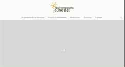 Desktop Screenshot of enjeu.qc.ca